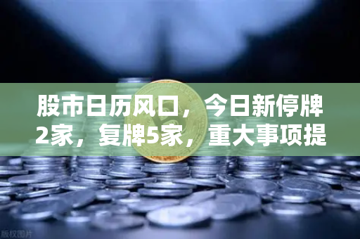 股市日历风口，今日新停牌2家，复牌5家，重大事项提醒与投资者策略解析-第1张图片-欧易交易所